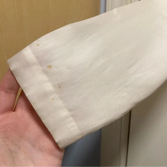 Vintage 100% Silk Embroidered Cream Blazer and Tank Set - Rena Rowan 4P - Picture 11 of 14